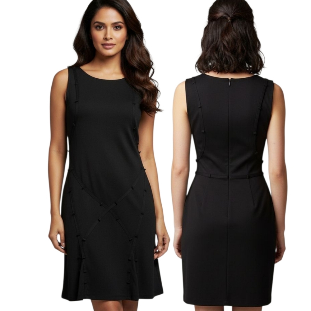 MAX STUDIO 🔖NWT! Sheath Dress with Ribbon Detailing - Size M